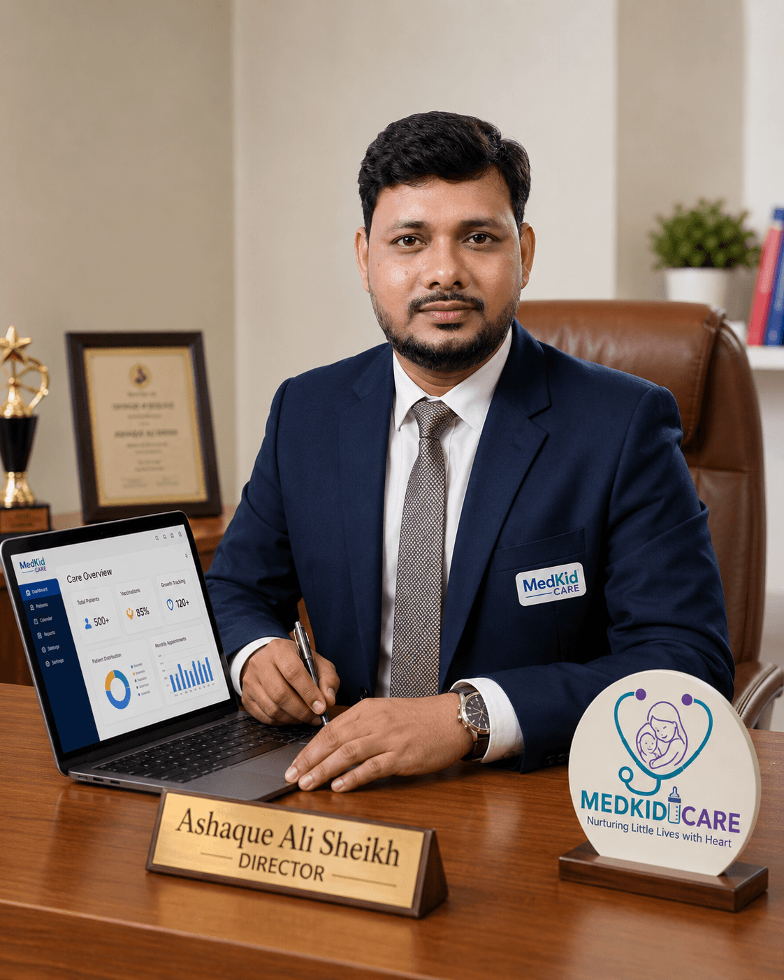 Ashaque Ali Sheikh, Founder & Director of MedKid Care